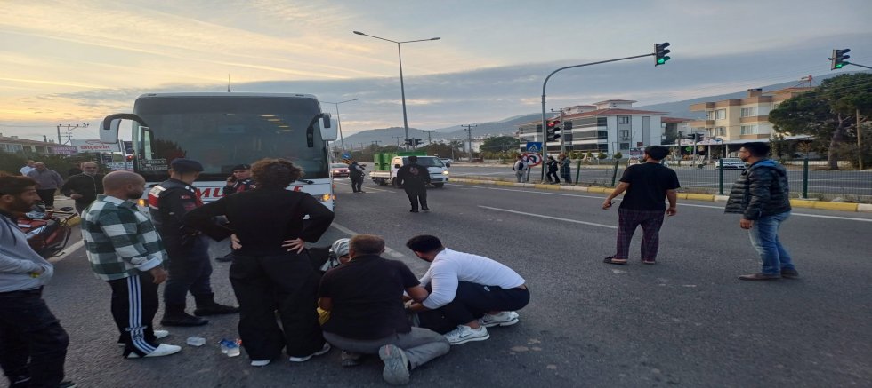 Balıkesir'de yolcu otobüsü genç kıza çarptı: 1 yaralı